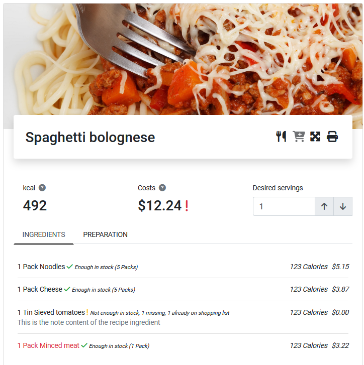 Grocy - ERP beyond your fridge